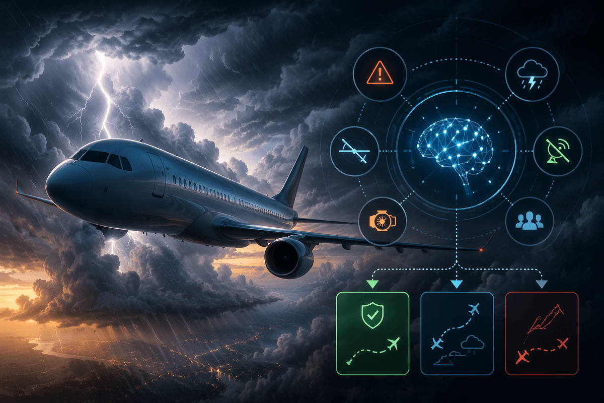 Adaptive Flight AI Responds to Unexpected Events