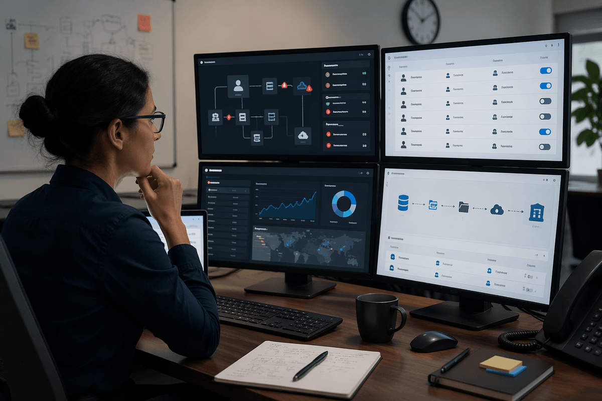 Start with the data journey and realistic threat model