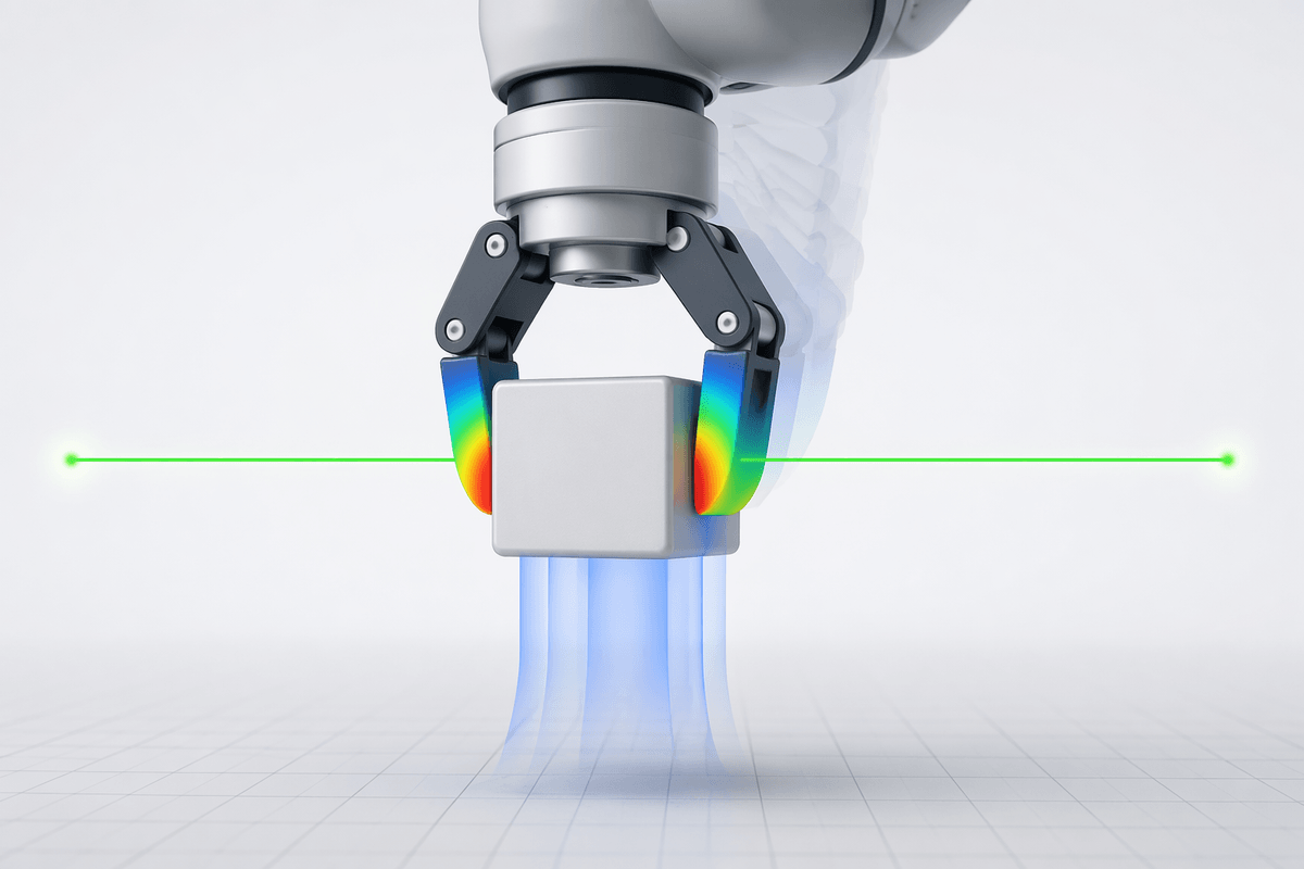 Grasping and lifting: what the robot must sense and stabilize